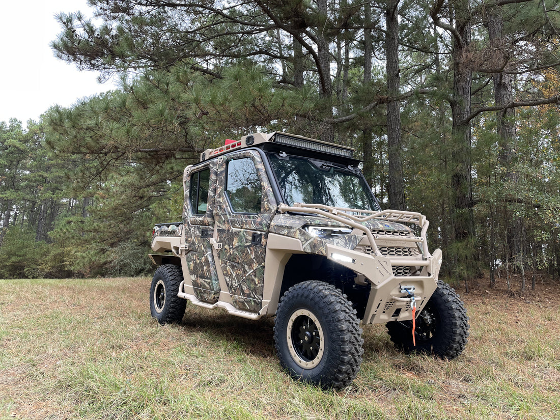 Polaris Ranger Crew on a grass