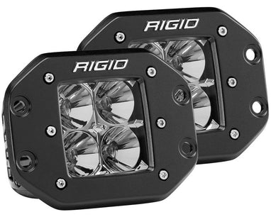 212113 | RIGID D-SERIES PRO FLOOD FLUSH MOUNT BLACK LIGHTS (PAIR)