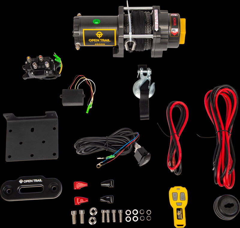 4500lb Synthetic Rope Winch