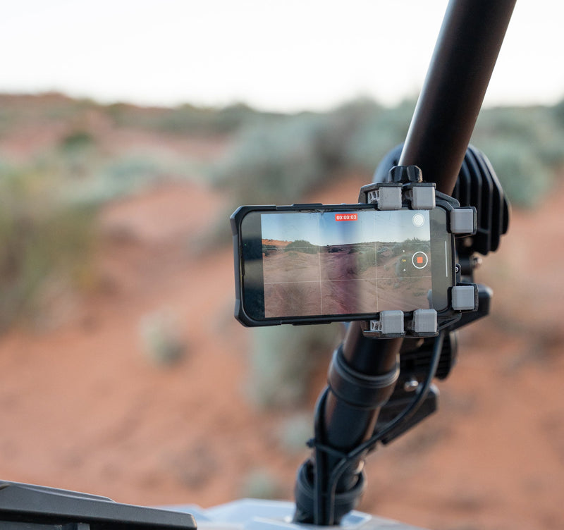 ATV-UTV TEK Elite Series UTV Phone Mount - Custom Clamp System