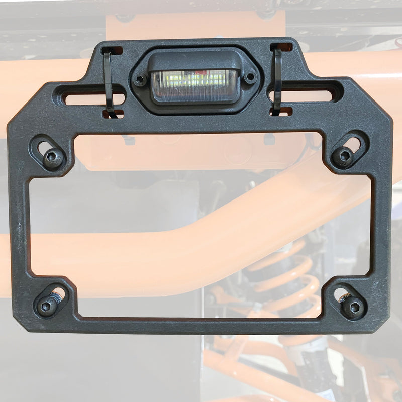 ATV-UTV TEK Elite Series UTV License Plate Bracket w/ LED light