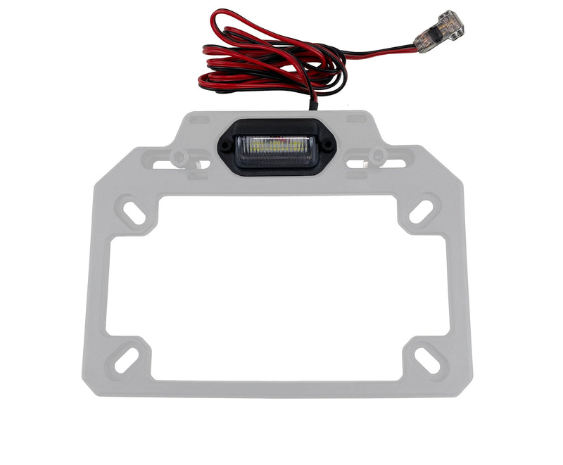 ATV-UTV TEK Elite Series UTV License Plate Bracket w/ LED light