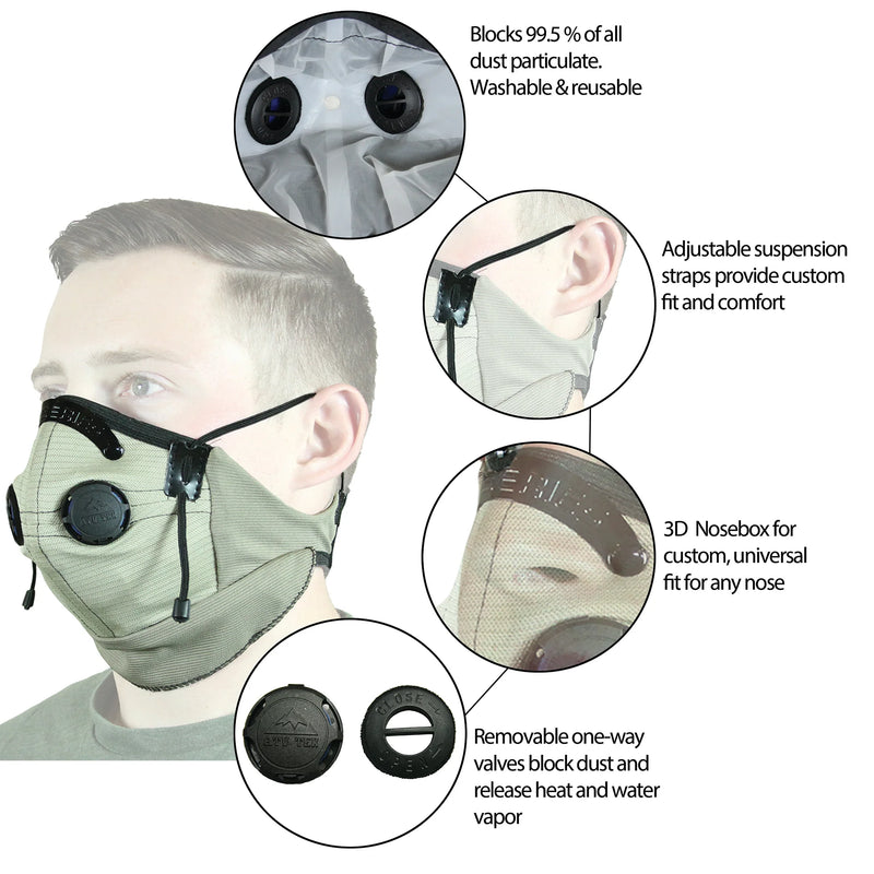 ATV-UTV TEK PRO SERIES DUST MASK TAN