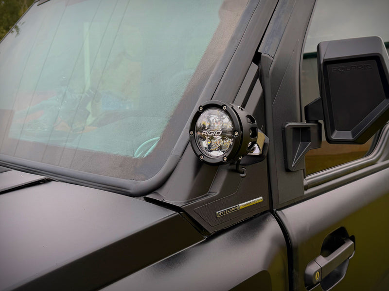 TF230906 | Polaris Ranger 1500 XD Windshield Pod Light Mounts - PAIR