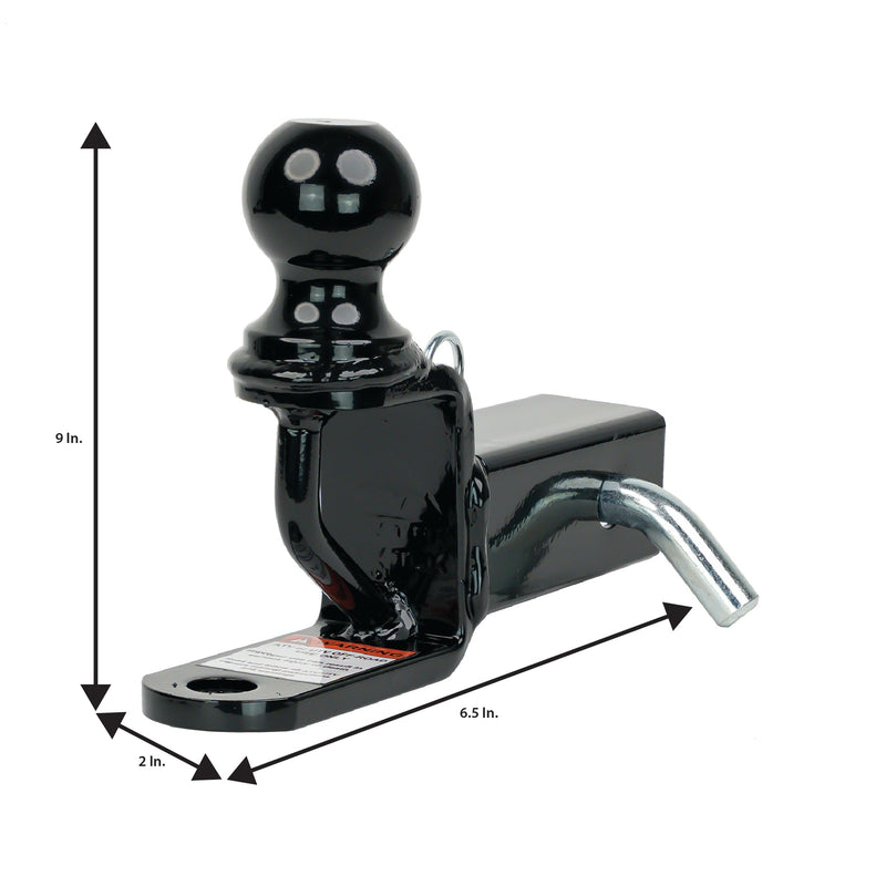 ATV-UTV TEK Trio HD Adjust Hitch w/ 2" Ball