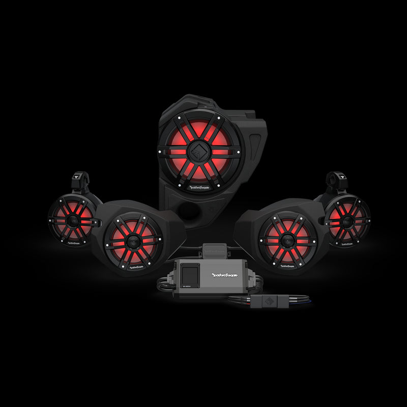 2014+ RZR-RC Rockford Fosgate Audio Kit Color Optix Gen3 (Stage 4)