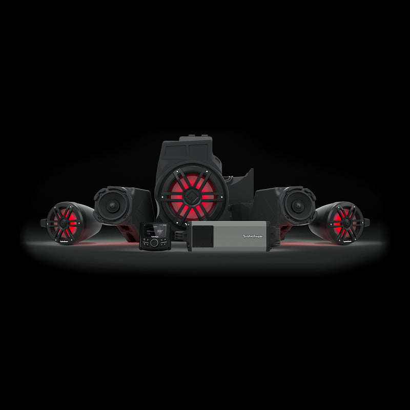 2019-2024 Rockford Fosgate Stage 4 Audio System for Select RZR Pro XP, Pro R, and Turbo R Models