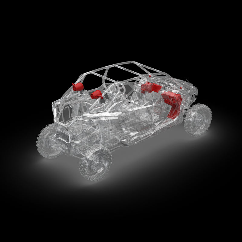 2019-2024 RZR Pro XP Rockford Fosgate Stage 5 Audio System