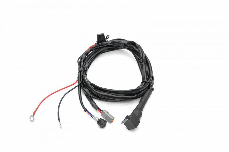 LED Light Bar Wiring Harness - 1-Lead with Switch