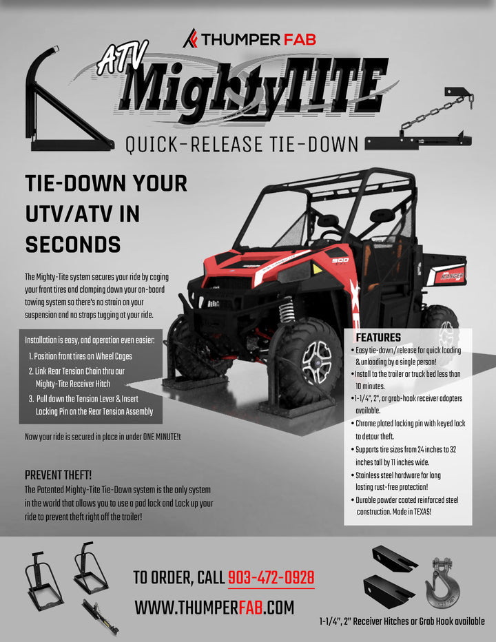Mighty-Tite Quick-release Tie-Down