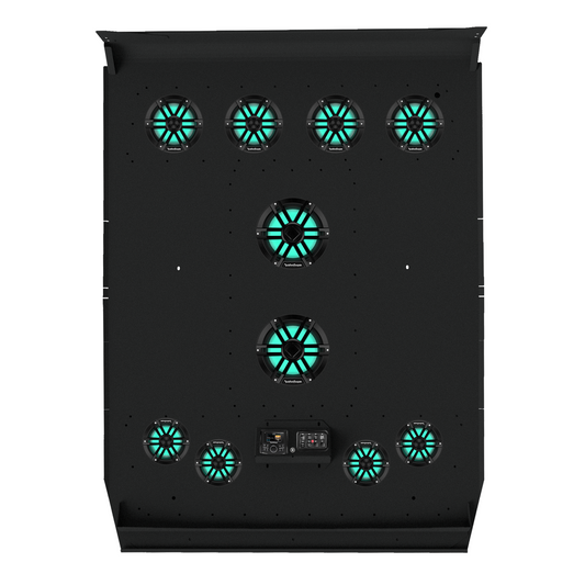 Thumper Fab - Polaris Ranger CREW Northstar Audio Roof, Rockford Fosgate Color Optix, UTV Audio, SxS Audio