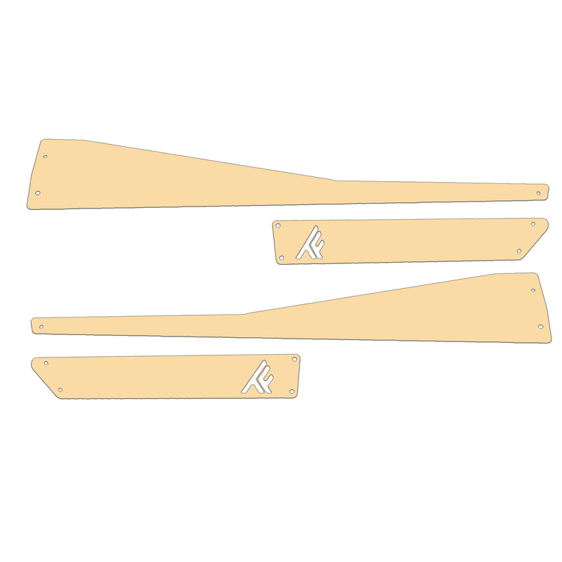 Thumper Fab Polaris Ranger Half Door - Accent Panels - Single Cab