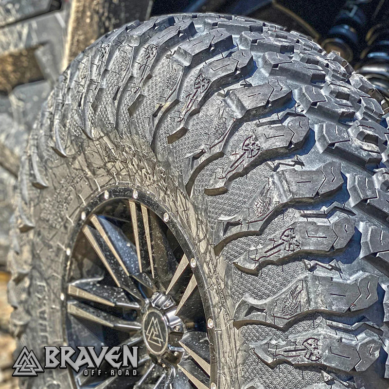 Braven Ironside ATV / UTV Wheels (Black / Machined)