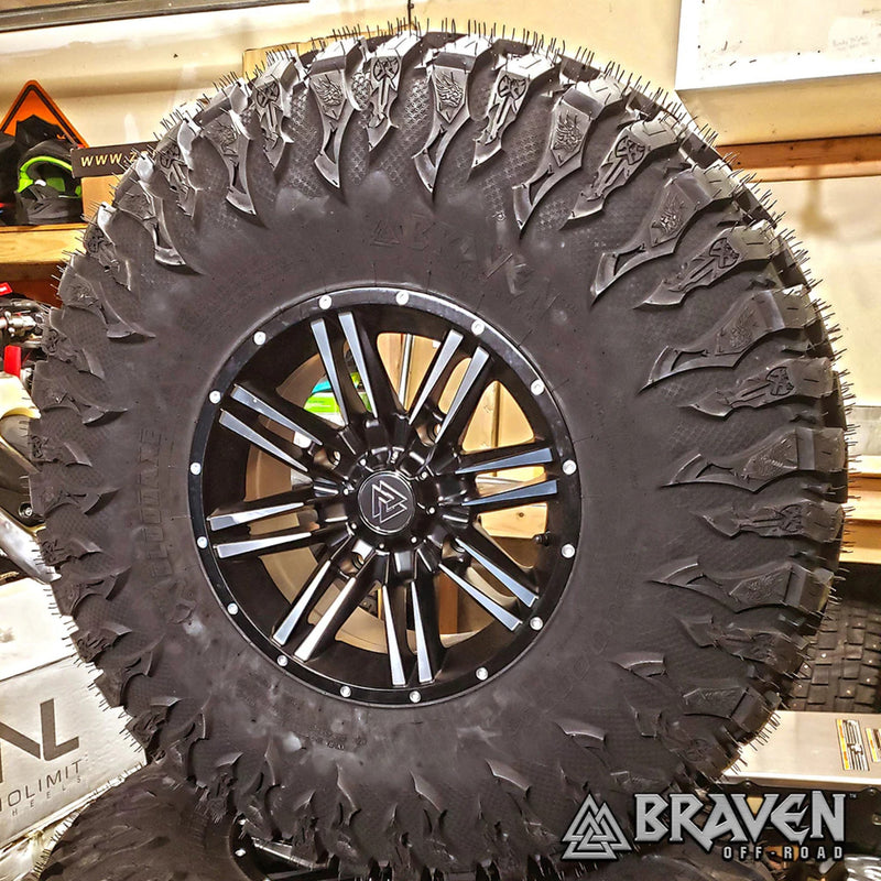 Braven Ironside ATV / UTV Wheels (Black)