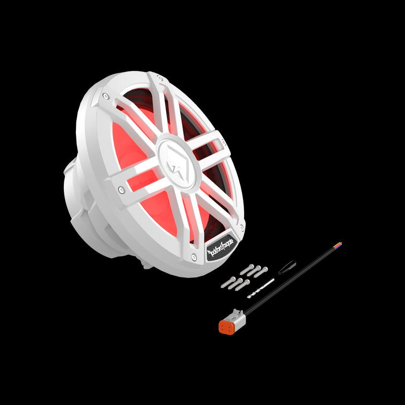 M1 10" DVC 4ohm Color Optix™ Marine Subwoofer (White)