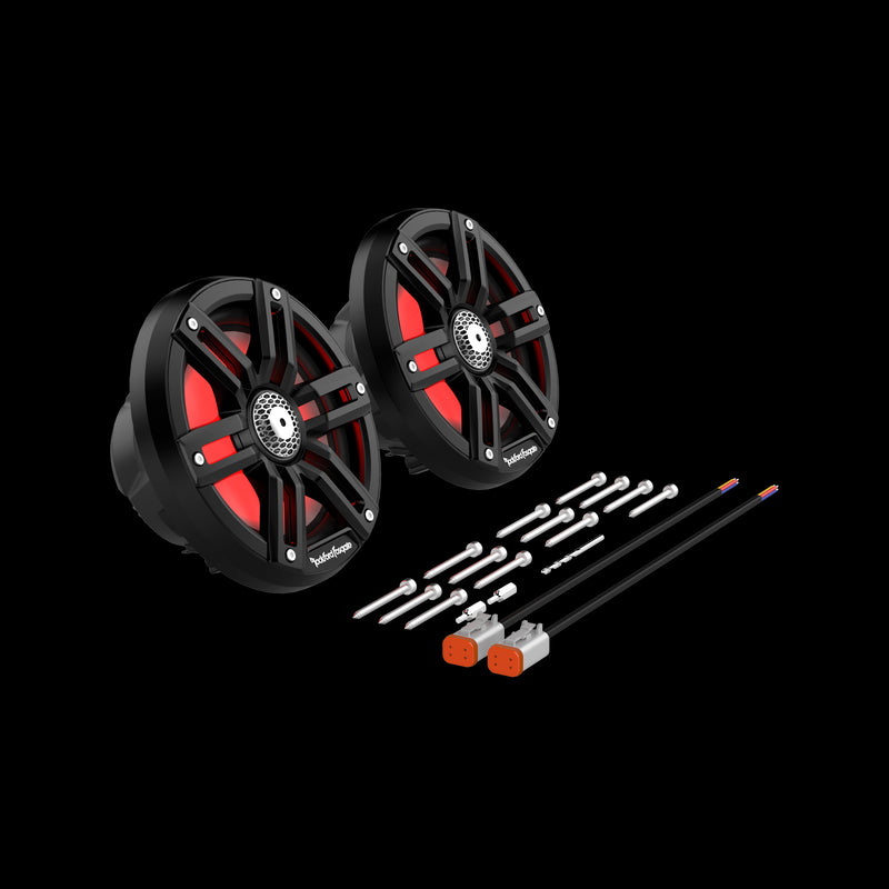 M2 6.5” Color Optix™ Marine 2-Way Speakers (Black)