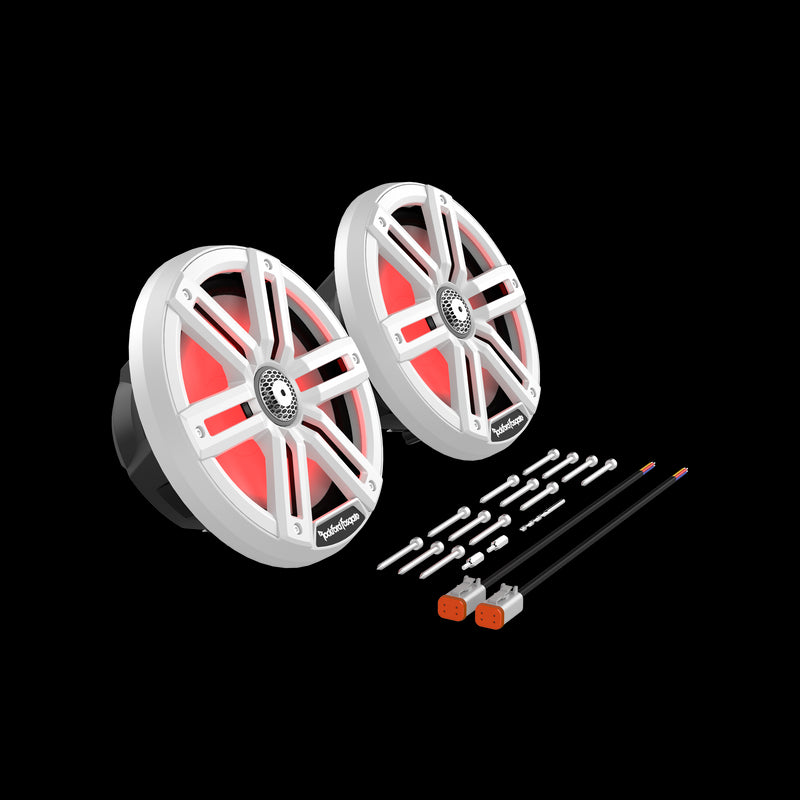 M2 8” Color Optix™ Marine 2-Way Speakers (White)