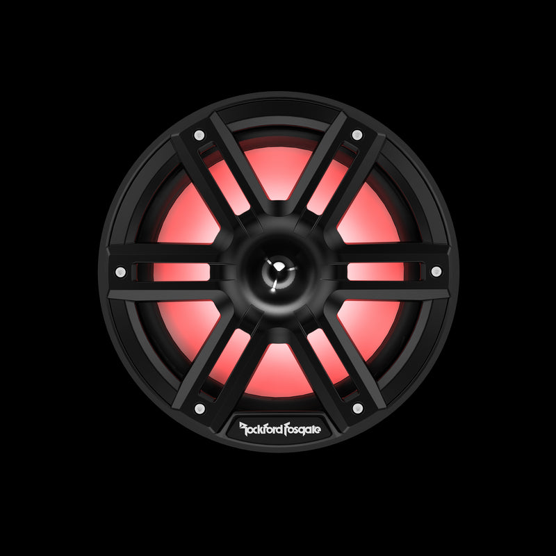 M2 8” Color Optix™ Marine 2-Way Horn Speakers (Black)