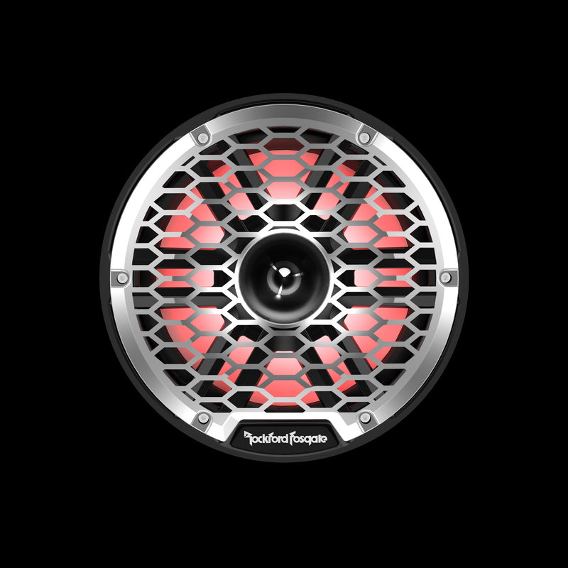 M2 8” Color Optix™ Marine 2-Way Horn Speakers (Black)