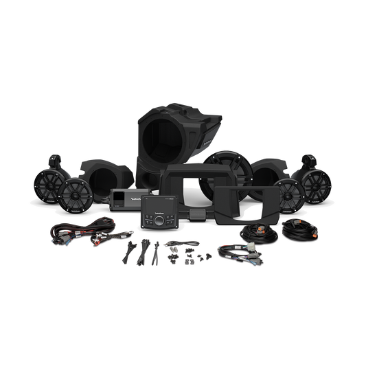 2014+ Polaris RZR Rockford Fosgate Audio Kit Color Optix Gen 3 (Stage 4)