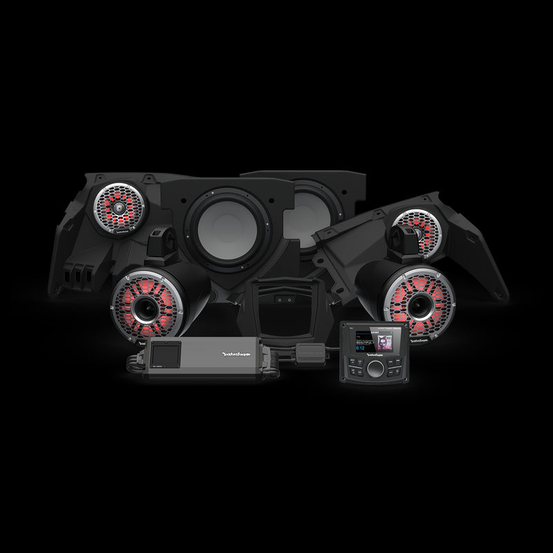 Maverick X3 Rockford Fosgate Audio Kit Color Optix Gen 3 (Stage 6)