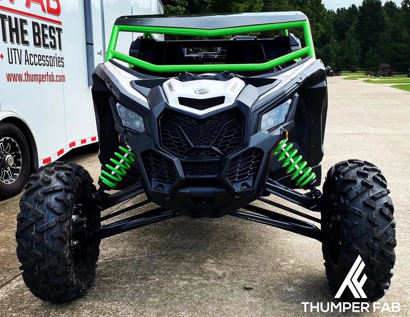 Can-Am Maverick X3 with green accents