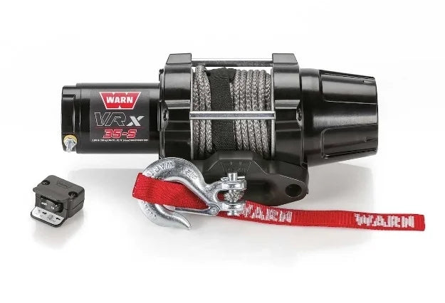 Warn VRX 3500 with Synthetic Rope – Thumper Fab