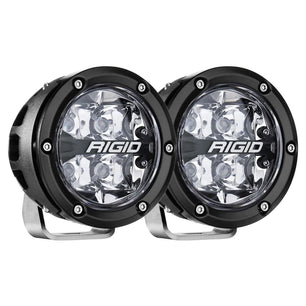 36402 | RIGID - 360-Series RGBW 4 Inch Spot Optic w/ RGBW Backlight Pods