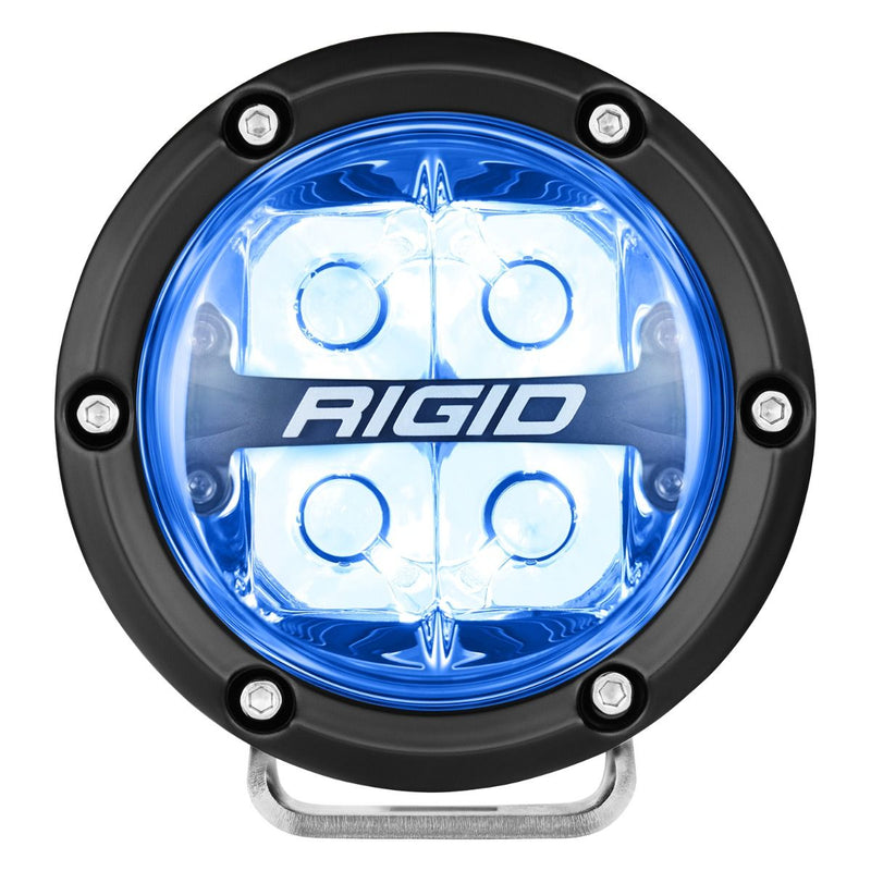 36402 | RIGID - 360-Series RGBW 4 Inch Spot Optic w/ RGBW Backlight Pods
