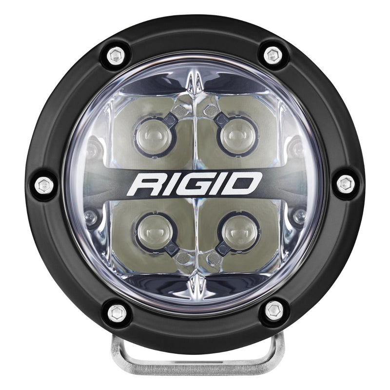 36402 | RIGID - 360-Series RGBW 4 Inch Spot Optic w/ RGBW Backlight Pods