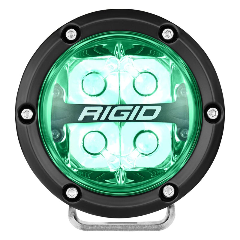 36402 | RIGID - 360-Series RGBW 4 Inch Spot Optic w/ RGBW Backlight Pods