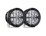 36412 | RIGID 360-SERIES RGBW 6 Inch, Spot Optic with RGBW Backlight Pods (PAIR)