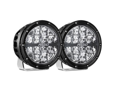 36412 | RIGID 360-SERIES RGBW 6 Inch, Spot Optic with RGBW Backlight Pods (PAIR)