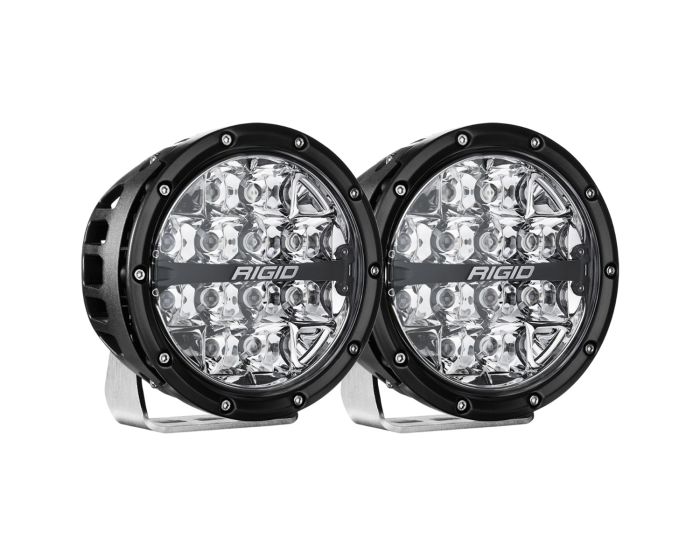 36412 | RIGID 360-SERIES RGBW 6 Inch, Spot Optic with RGBW Backlight Pods (PAIR)