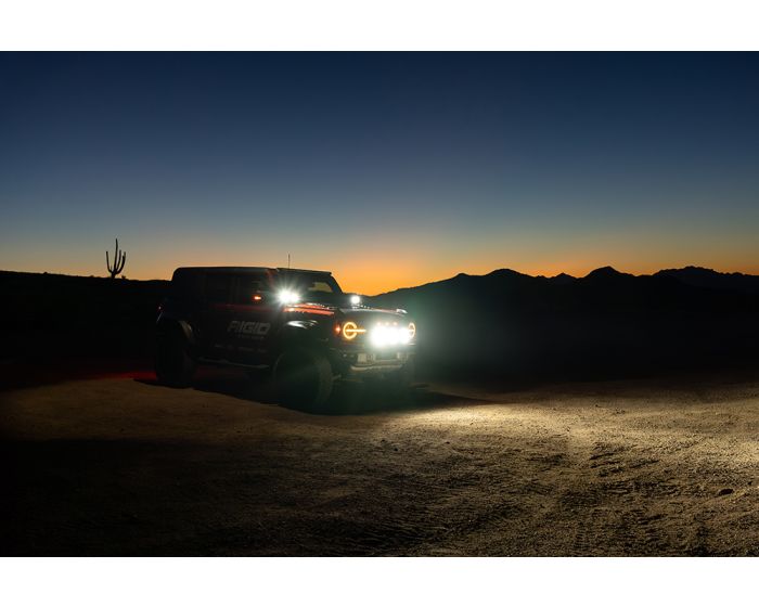 36422 | RIGID 360-SERIES RGBW 9 Inch, Spot Optic with RGBW Backlight Pod (Single)