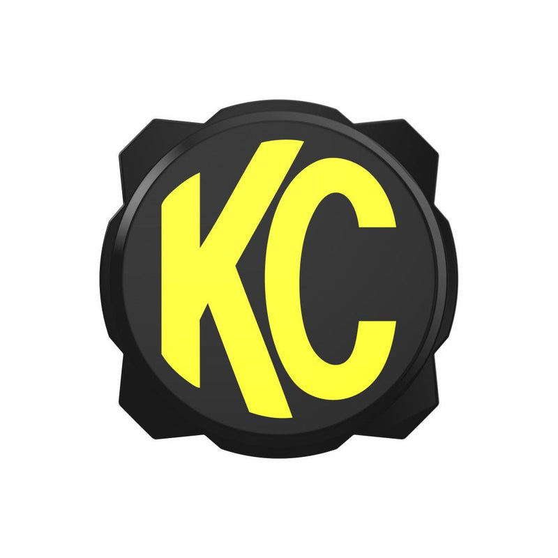 Gravity® Titan/Pro6 6" Light Cover - Black / Yellow KC Logo