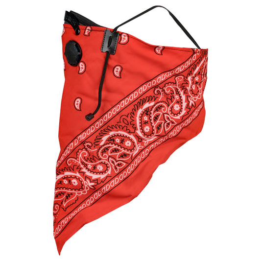 ATV-UTV TEK PRO BANDANA DUST MASK RED