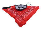 ATV-UTV TEK PRO BANDANA DUST MASK RED