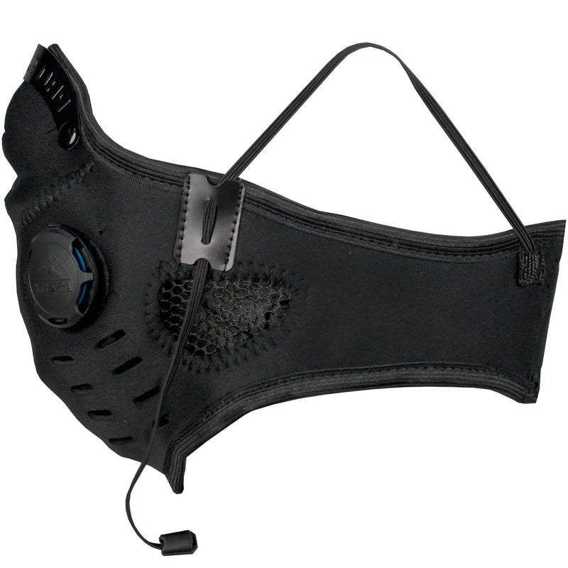 Blockade Motocross Dust Mask – Neoprene, Heather Blue With Filter – For ATV, UTV, RZR, Side-by-Side