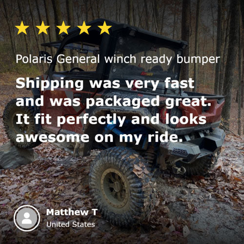 Polaris General Winch Ready Rear Bumper
