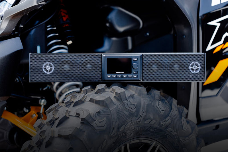 Memphis Powersports 24" Sound Bar with LED and Video Input