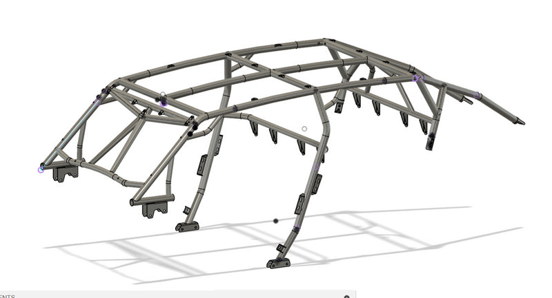 TF190201 | 2024+ RZR XP 4 Roll Cage (4-Seat)