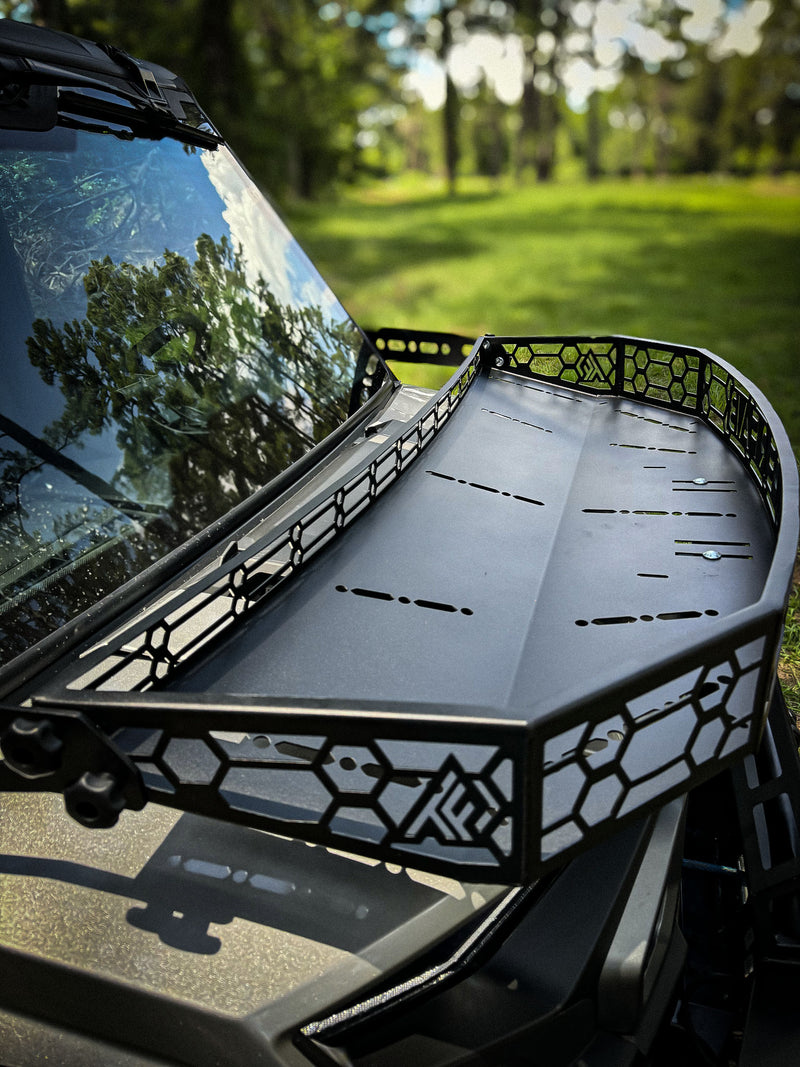 TF231903 | Polaris Ranger 1500 XD Hood Rack (OEM Bumper) – Thumper Fab