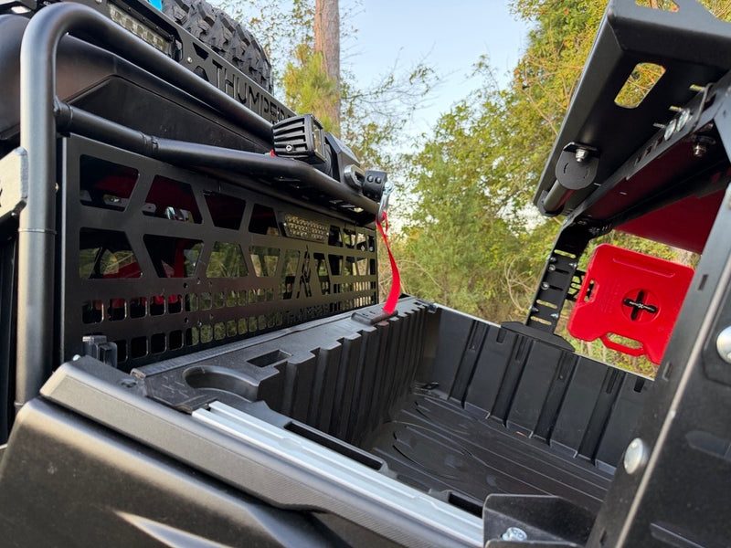 TF001906 | Adjustable UTV Bed Rack Headache Rack Winch Support Bar