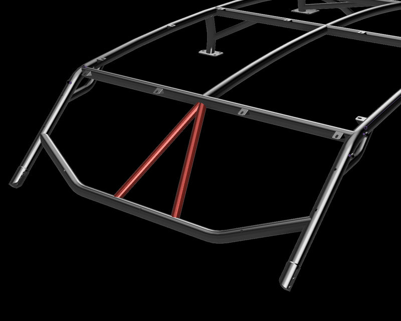 Cage Option: Front Intrusion Bars Hi-Brow X3 (4-Seat)
