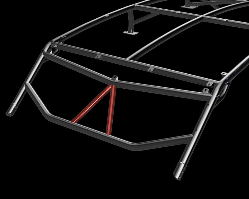 Cage Option: Front Intrusion Bars Lo-Brow X3 (4-Seat)