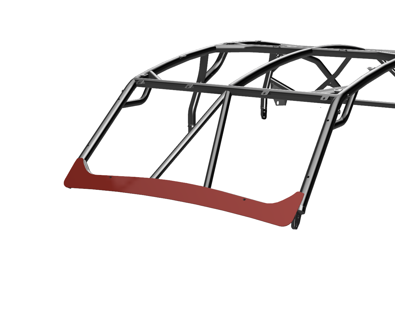 Kawasaki Teryx KRX Cage Lower Windshield Closeout Panel