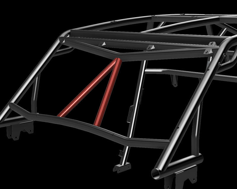 TF190201.FILB |  Cage Option: Front Intrusion Bars Lo-Brow, 24+ RZR XP 4 Seat