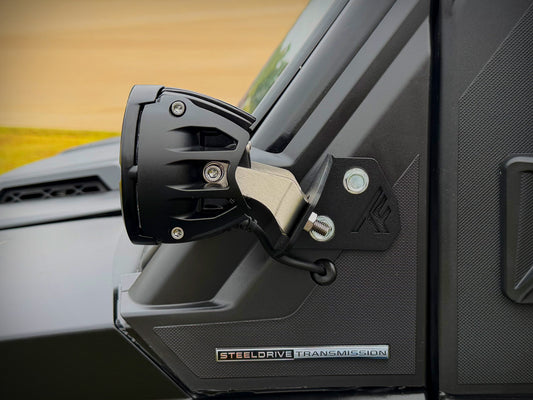 TF230906 | Polaris Ranger 1500 XD Windshield Pod Light Mounts - PAIR