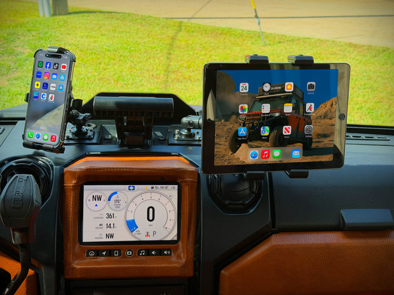 TF230909 & TF230910 | Polaris Ranger 1500 XD Tablet Dash Mount